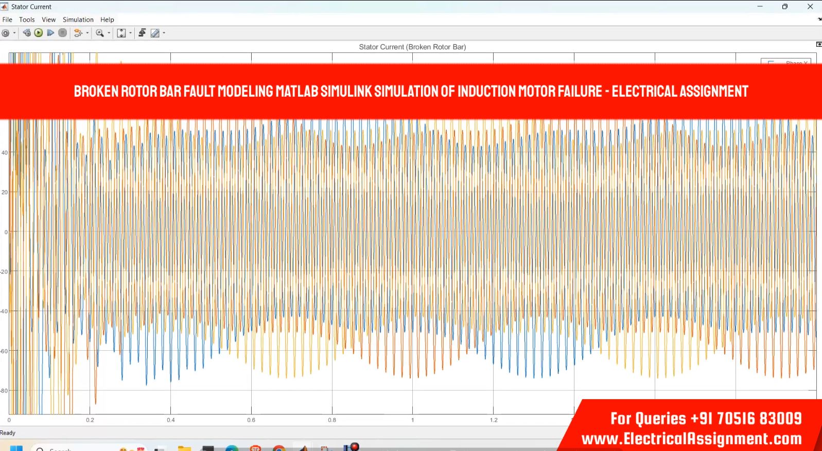 ANSYS Maxwell Induction Motor Fault Analysis screenshot 9